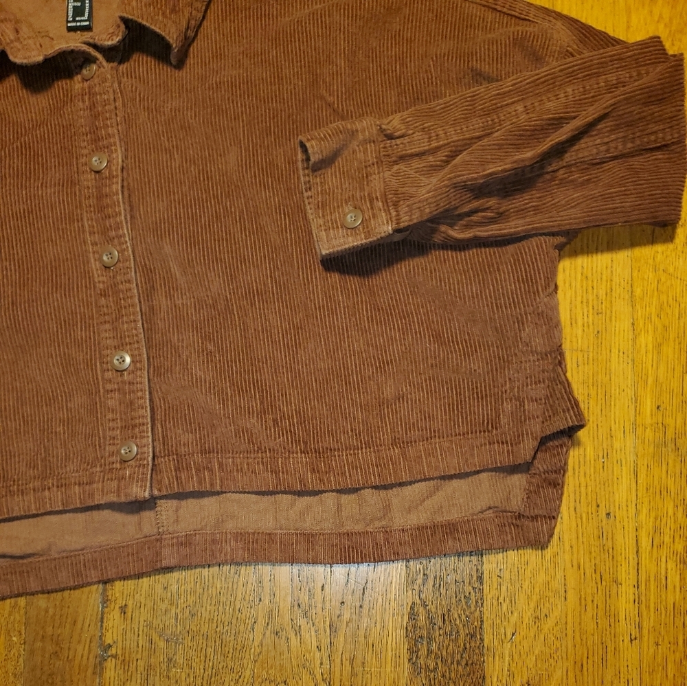 Forever 21 Brown Corduroy Cropped Jacket - Picture 10 of 10